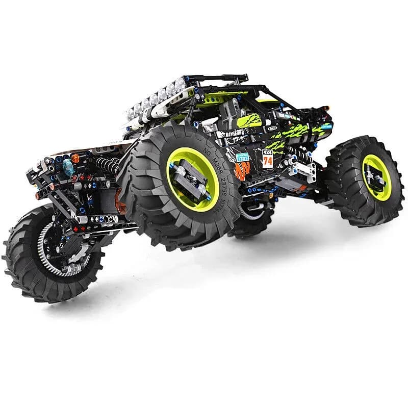 Mould King 18002 Green Monster Buggy 4×4 z motornim pogonom – 1879-delni